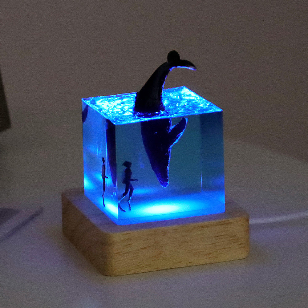 Cube Decoration Luminous Mini Small Night Lamp