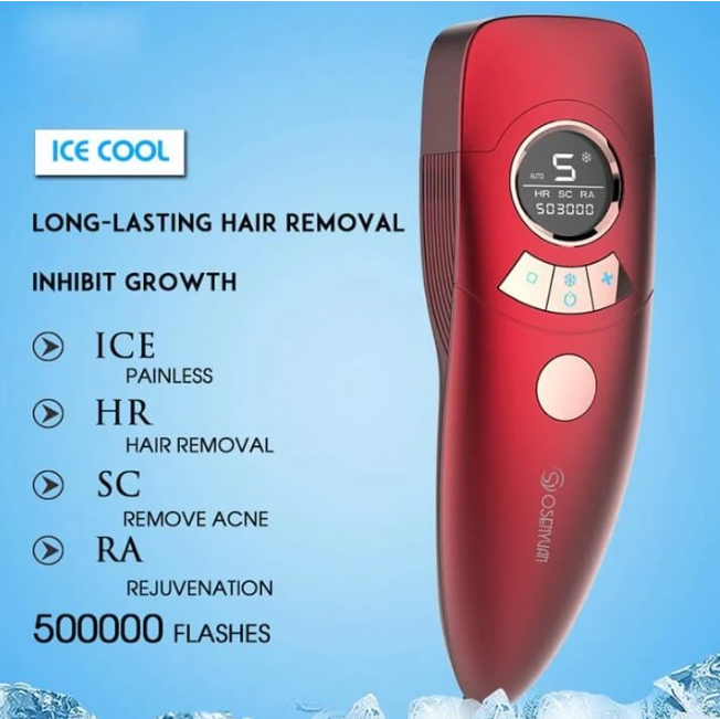 Laser hair removal instrument