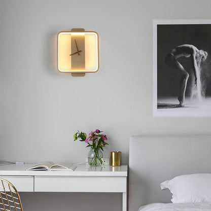 Nordic Wall Clock Modeling Lamp