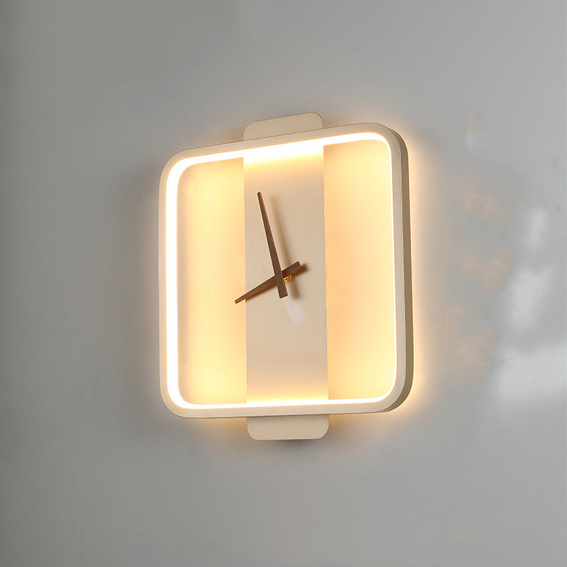 Nordic Wall Clock Modeling Lamp