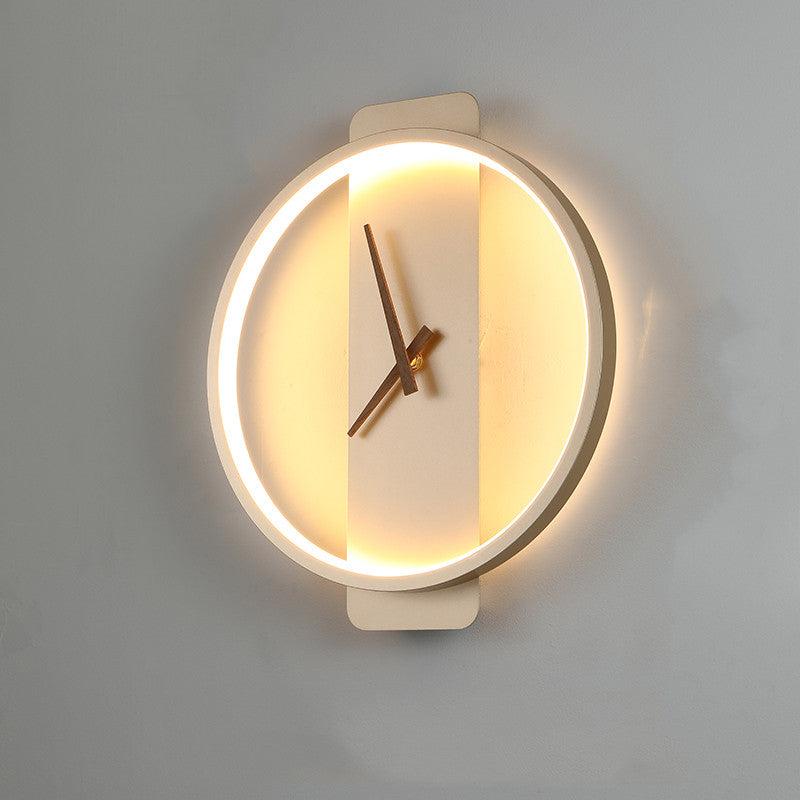 Nordic Wall Clock Modeling Lamp