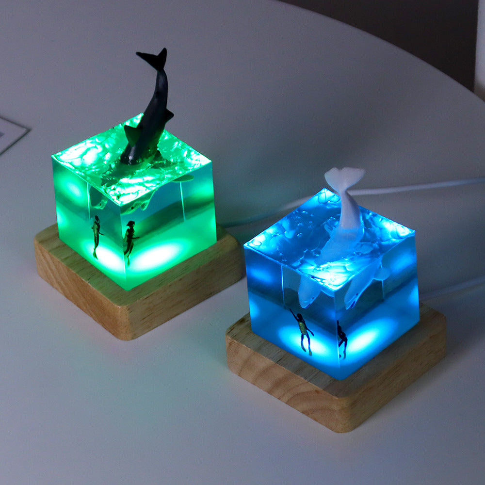 Cube Decoration Luminous Mini Small Night Lamp