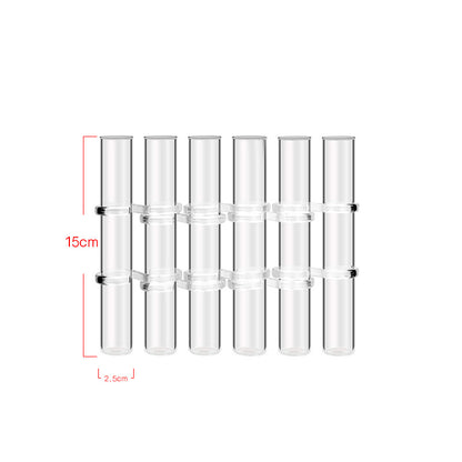 Test Tube Clear Glass Vase