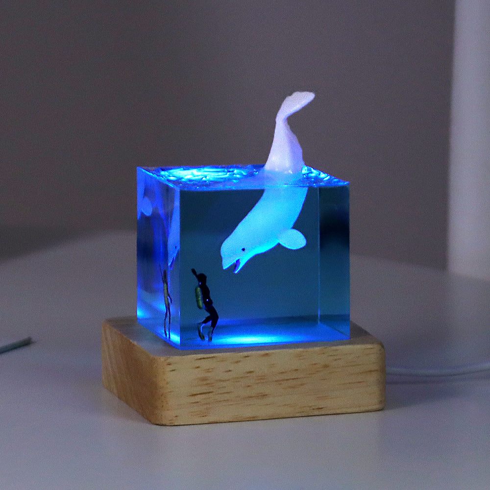 Cube Decoration Luminous Mini Small Night Lamp