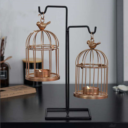 Wrought Iron Candlestick Ornaments