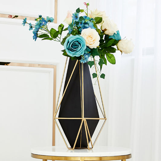 Retro Geometric Vase