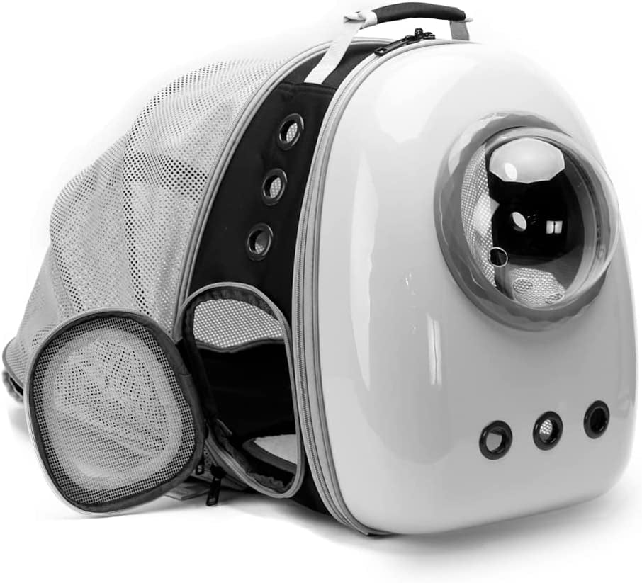Expandable Cat Bubble Backpack Carrier, Space Capsule Astronaut Pet Travel Carrier for Small Dog, Pet Hiking Traveling Backpack