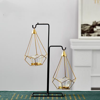 Wrought Iron Candlestick Ornaments