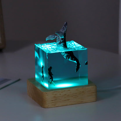 Cube Decoration Luminous Mini Small Night Lamp