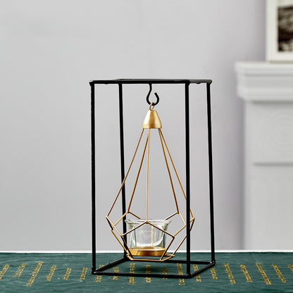 Wrought Iron Candlestick Ornaments