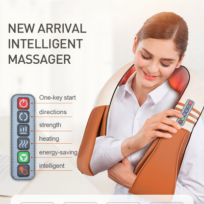 Massage Shawl Car Six-button Shoulder And Neck Massager