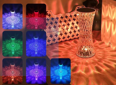 Creative Crystal Diamond Table Lamp